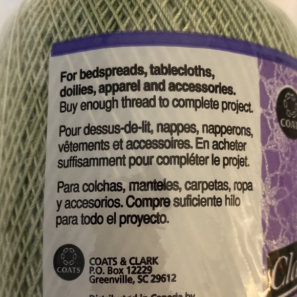 Aunt Lydia’s, Size 10 Crochet Thread, NWT,  forest green color - Picture 6 of 8